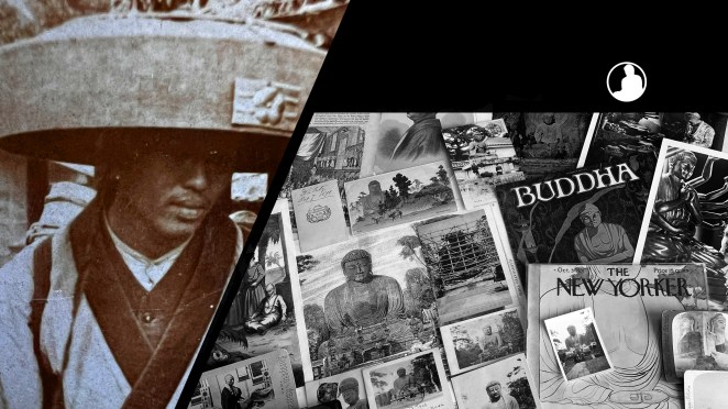 Herbert Ponting’s Japanese Pilgrims near Lake Kawaguchi&nbsp;Stereoview