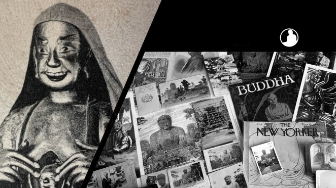 Poujade de Ladevèze’s Arhat Who Reveals His Heart&nbsp;Postcard