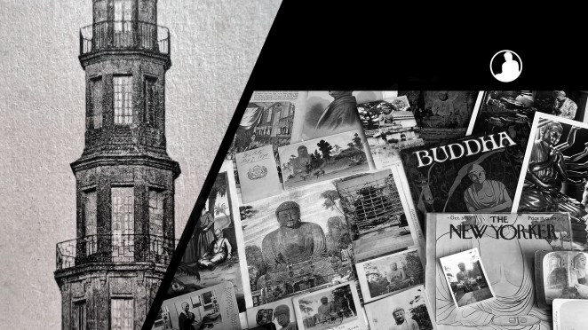 Postcard of Hunting Party at Chanteloup&nbsp;Pagoda