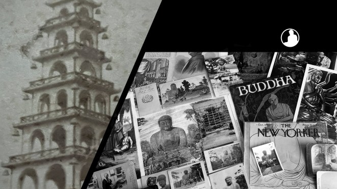 1893 Chinese Theater and Joss House&nbsp;Stereoview