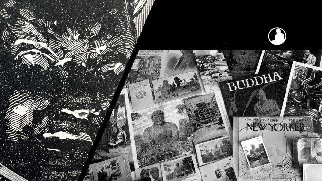 Engraving of John Thomson’s Photograph of Gushan’s&nbsp;Monks